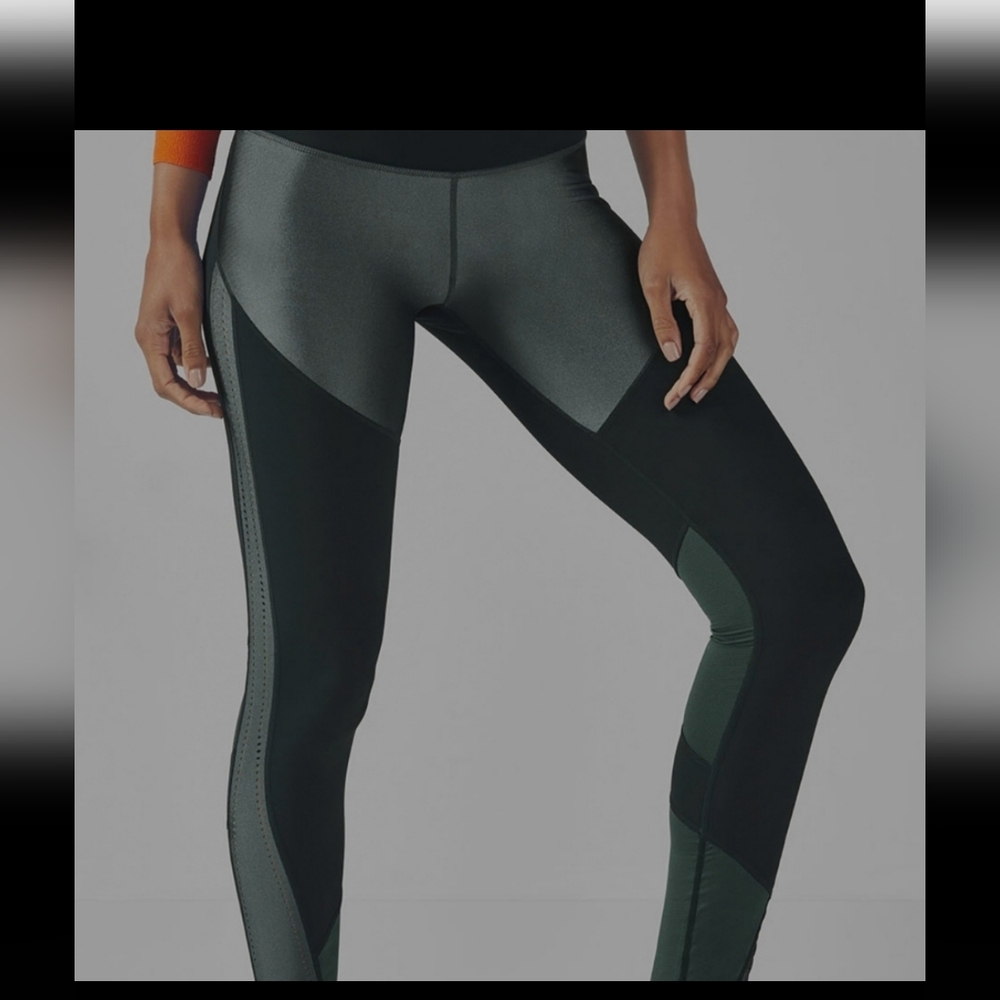 Fabletics Two-Tone Green Leggings